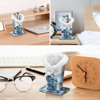 Foto 4 | Foto 4 | Soporte Para Gafas Fintie Forro De Felpa Base Magnética Piel Vegana - Venta Internacional