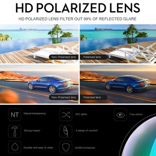 Foto 5 | Foto 5 | Gafas De Sol Duco 8177s Con Protección Uv400 Polarizadas - Venta Internacional