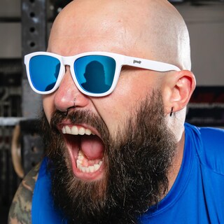 Foto 4 | Foto 4 | Gafas De Sol Goodr Iced By Yetis Polarizadas Blanco/azul Para Hombre Y Mujer - Venta Internacional.