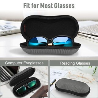 Foto 3 | Foto 3 | Funda para Gafas De Sol Fintie Hard Eva Shell A Prueba De Golpes Gris Oscuro - Venta Internacional