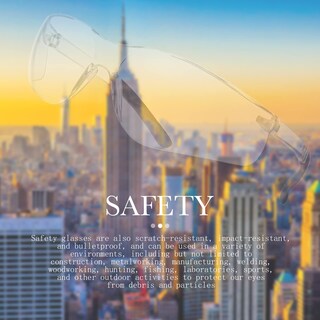 Foto 5 | Foto 5 | Gafas De Seguridad Queekay 30 Pares Para Hombre Y Mujer (transparentes) - Venta Internacional.