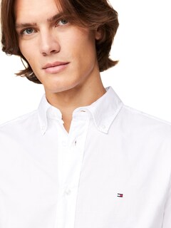 Foto 2 | Foto 2 | Camisa Tommy Hilfiger Flex De Popelina Regular De Manga Larga Blanca - Venta Internacional.