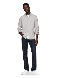 Foto 4 | Foto 4 | Camisa Tommy Hilfiger De Popelina Micro A Cuadros, Corte Regular, Para Hombre - Venta Internacional.