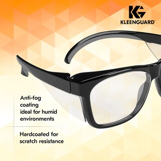 Foto 6 | Foto 6 | Gafas De Seguridad Kleenguard V30 Maverick Con Lente Transparente Y Montura Negra - Venta Internacional.