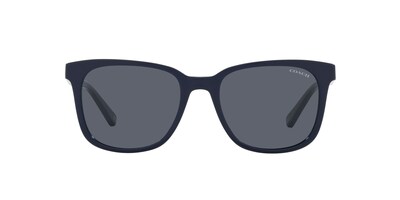 Foto 1 | Foto 1 | Lente De Sol Coach 0hc8313u Color Azul Oscuro Sólido Forma Pillow