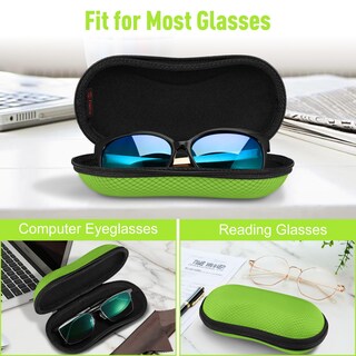 Foto 5 | Foto 5 | Funda Para Gafas De Sol Fintie, Carcasa Dura De Eva, A Prueba De Golpes, Color Gris Esmeralda - Venta Internacional.