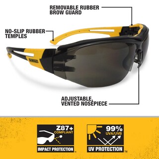 Foto 2 | Foto 2 | Gafas De Seguridad Dewalt Dpg108 Renovator Premium Con Montura Negra - Venta Internacional.