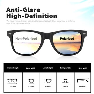 Foto 4 | Foto 4 | Gafas De Sol Demikos Polarizadas Con Protección Uv400 Para Hombres Y Mujeres - Venta Internacional.