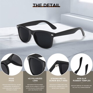 Foto 3 | Foto 3 | Gafas De Sol Demikos Polarizadas Con Protección Uv400 Para Hombres Y Mujeres - Venta Internacional.