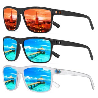 Foto 1 | Foto 1 | Gafas De Sol Turbopep Cuadradas Polarizadas Ligeras Uv400 - Venta Internacional.