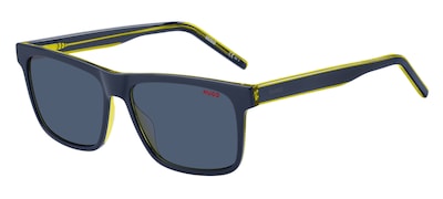 Foto 1 | Foto 1 | Lente De Sol Hugo Boss Hg 1242/s Color Azul Rectangular