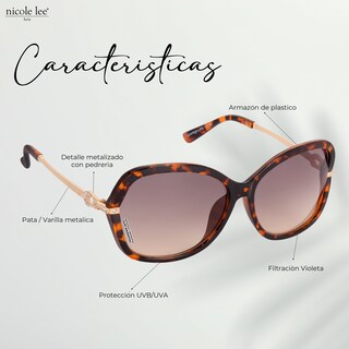 Foto 2 | Foto 2 | Lentes de Sol Nicole Lee Toki Leopardo
