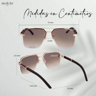 Foto 4 | Foto 4 | Lentes de Sol Nicole Lee Stark Smoke Marrón