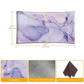 Foto 6 | Foto 6 | Funda para Gafas Fintie Lila Marble Piel Vegana Con Tela - Venta Internacional