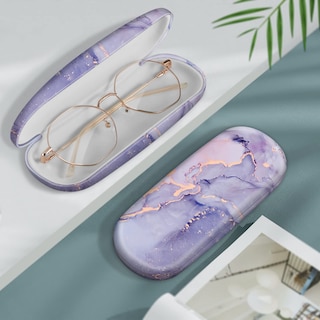 Foto 4 | Foto 4 | Funda Para Gafas Fintie Hard Shell Mármol Lila Con Tela - Venta Internacional