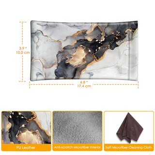 Foto 2 | Foto 2 | Funda Para Gafas Fintie Cloudy Marble De Piel Vegana Con Tela - Venta Internacional