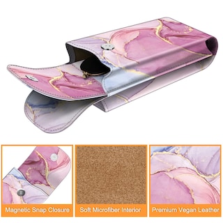 Foto 3 | Foto 3 | Funda Doble Para Gafas Fintie Portable De Piel Vegana - Venta Internacional