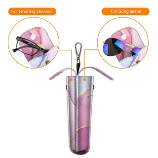 Foto 4 | Foto 4 | Funda Doble Para Gafas Fintie Portable De Piel Vegana - Venta Internacional