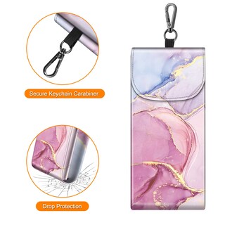 Foto 5 | Foto 5 | Funda Doble Para Gafas Fintie Portable De Piel Vegana - Venta Internacional