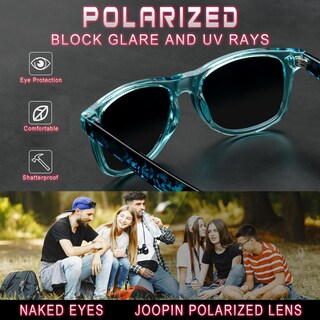 Foto 3 | Foto 3 | Gafas de Sol Joopin Trendy Square Polarized UV400 Blue Leopard - Venta Internacional