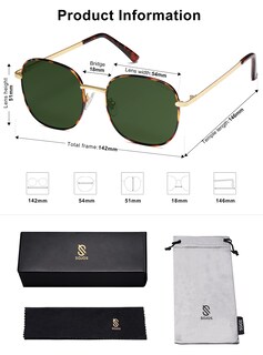 Foto 5 | Foto 5 | Gafas de Sol Sojos Classic Square Sj1137 Unisex - Venta Internacional