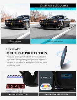 Foto 4 | Foto 4 | Gafas de Sol Kaliyadi Protección Uv400 Polarizadas 3 Piezas - Venta Internacional