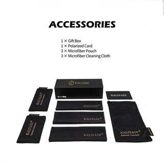 Foto 6 | Foto 6 | Gafas de Sol Kaliyadi Polarizadas con Acabado Mate y Bloqueo UV 3 Piezas - Venta Internacional