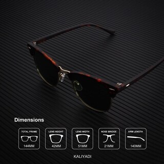 Foto 3 | Foto 3 | Gafas de Sol Kaliyadi Polarizadas Semisin Montura- Venta Internacional