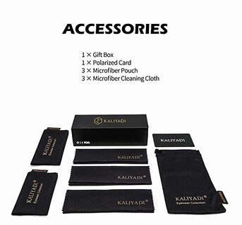 Foto 7 | Foto 7 | Gafas de Sol Kaliyadi Polarizadas Acabado Mate y Bloqueo Uv 3 piezas - Venta Internacional