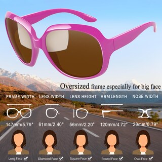 Foto 5 | Foto 5 | Gafas de Sol Joopin Jackie Butterfly Polarized para Mujer - Venta Internacional