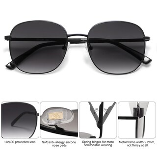 Foto 2 | Foto 2 | Gafas de Sol Sojos Classic Square Sj1137 Color Negro - Venta Internacional