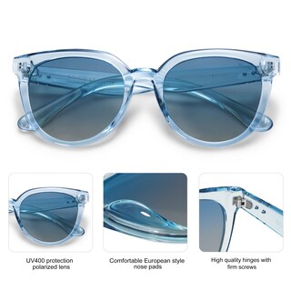 Foto 4 | Foto 4 | Gafas De Sol Sojos Sj2175 Redondas Polarizadas Para Mujer Uv400 - Venta Internacional.