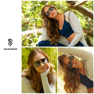 Foto 2 | Foto 2 | Gafas De Sol Sojos Sj2229 Cuadradas, Retro, Polarizadas, Unisex - Venta Internacional.