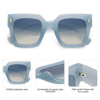 Foto 4 | Foto 4 | Gafas de Sol Sojos Vintage Oversized Square para Mujer - Venta Internacional