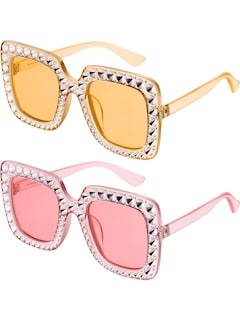 Foto 1 | Foto 1 | Gafas De Sol Frienda Oversize Square Sparkling Para Mujer X2 - Venta Internacional.