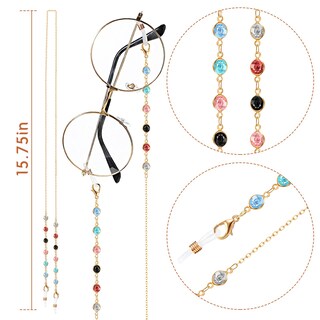 Foto 7 | Foto 7 | Eyeglass Chains Frienda, 6 Unidades, Con Soporte Para Cadenas - Venta Internacional.