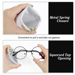 Foto 3 | Foto 3 | Funda Para Gafas Moko Squeeze Top De Piel Antiarañazos (paquete De 2) - Venta Internacional.