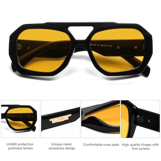 Foto 4 | Foto 4 | Gafas De Sol Sojos Trendy Aviator Hexagonal Square Sj2288 - Venta Internacional.