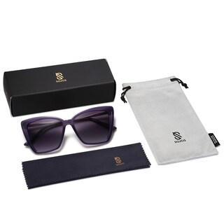 Foto 7 | Foto 7 | Gafas De Sol Sojos Sj2206, Modernas, Polarizadas, Para Mujer, Montura Morada - Venta Internacional.