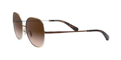 Foto 3 | Foto 3 | Lente De Sol Coach Hc7108 Color Café Degradado Forma Redonda Para Mujer