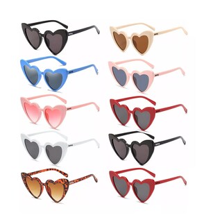 Foto 1 | Foto 1 | Gafas De Sol Corazón Accesorios Lentes 10 Piezas Belug De Colores