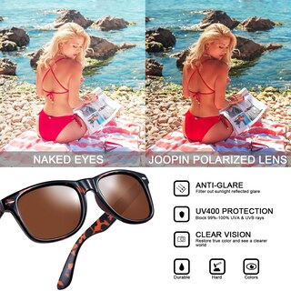 Foto 5 | Foto 5 | Gafas De Sol Joopin Fashion De Gran Tamaño Cuadradas Polarizadas Uv400 - Venta Internacional.