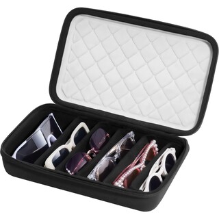 Foto 1 | Foto 1 | Organizador De Gafas De Sol Procase Hard Shell Travel, Gris, 7 Ranuras - Venta Internacional.