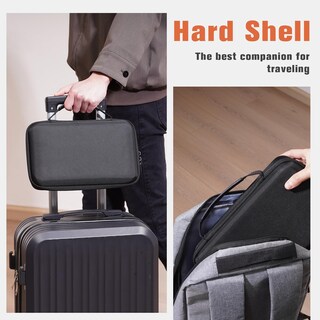 Foto 2 | Foto 2 | Organizador De Gafas De Sol Procase Hard Shell Travel, Gris, 7 Ranuras - Venta Internacional.
