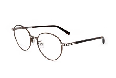 Foto 1 | Foto 1 | Gafas Graduadas Swarovski Sk 5424 Marrón Oscuro Brillante - Venta Internacional.