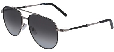 Foto 1 | Foto 1 | Gafas De Sol Salvatore Ferragamo Sf 226 S Negro/rutenio Claro - Venta Internacional.