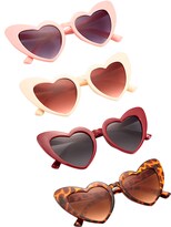 Gafas De Sol Frienda En Forma De Corazón Con Forma De Ojo De Gato Vintage Con Bolsa De Tela - Venta Internacional.