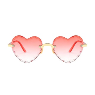 Foto 1 | Foto 1 | Gafas De Sol Huoguo Unisex En Forma De Corazón Sin Marco A La Moda - Venta Internacional.