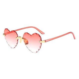 Foto 2 | Foto 2 | Gafas De Sol Huoguo Unisex En Forma De Corazón Sin Marco A La Moda - Venta Internacional.