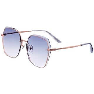 Foto 2 | Foto 2 | Gafas De Sol Bertha Renata Con Montura En Oro Rosa Y Lente Morada De 61 Mm - Venta Internacional.